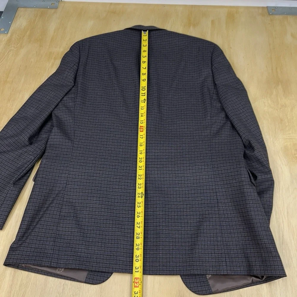 Lauren Ralph Lauren Blazer Sport Jacket Mens 42L Long Polyester Blend‎ Stretch - Picture 5 of 11